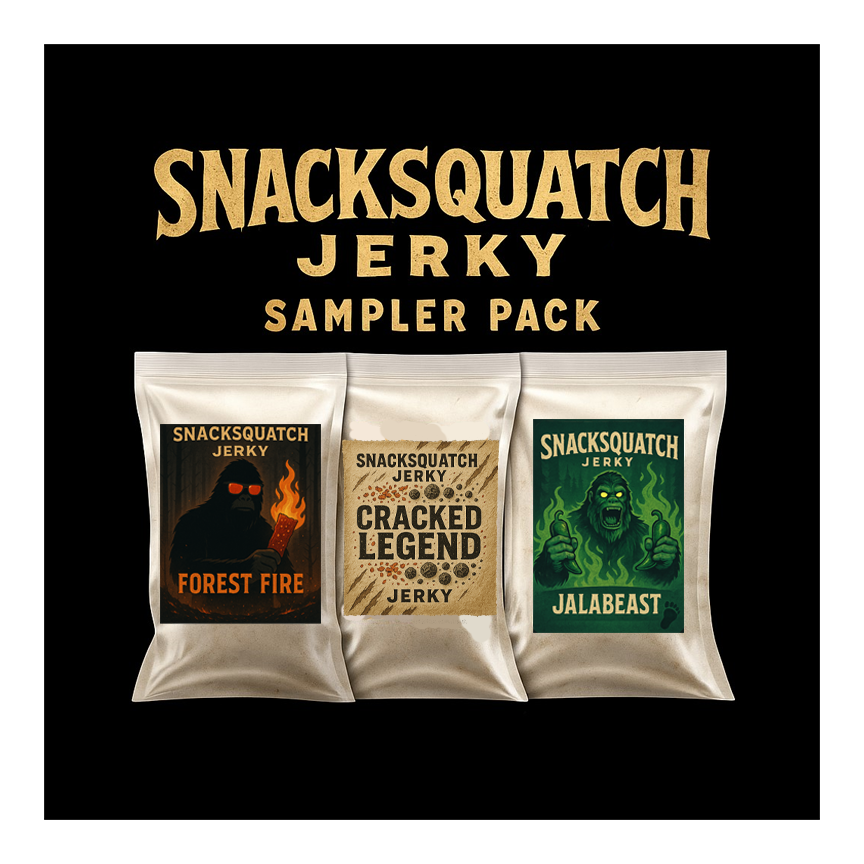 Snacksquatch Jerky Sampler Pack